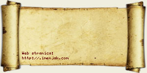 Una Vukanović vizit kartica